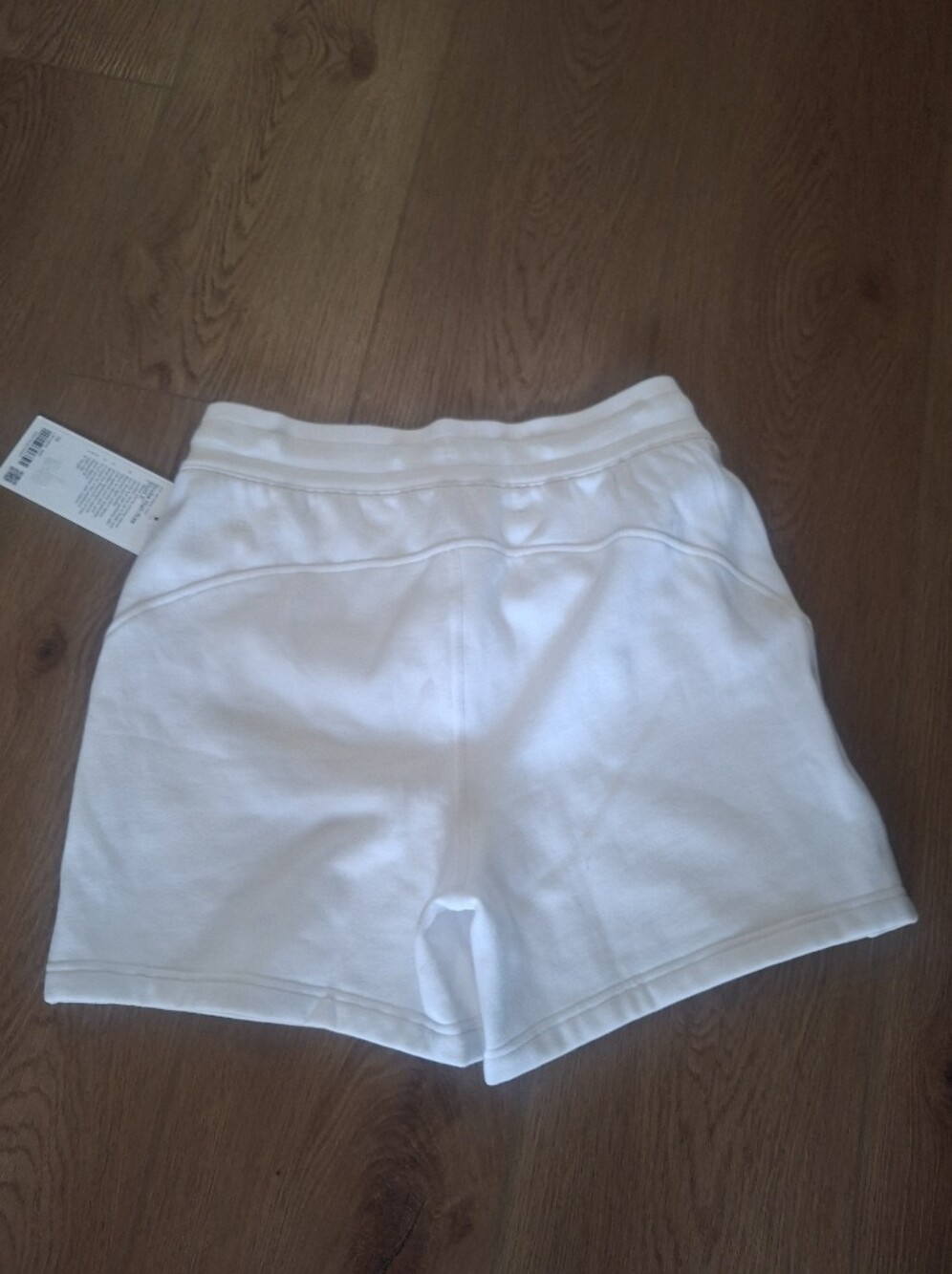 lululemon athletica Scuba Nwt White Drawstring Athletic Shorts - Picture 3 of 4